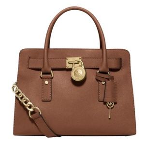 East West Hamilton Luggage Saffiano Leather Satche